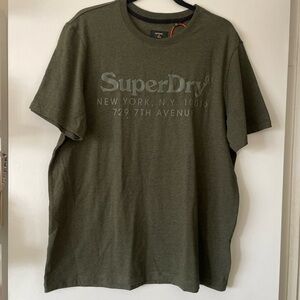 Superdry|Olive Green Men's T-Shirt|2XL runs like a Large/XL|NWT